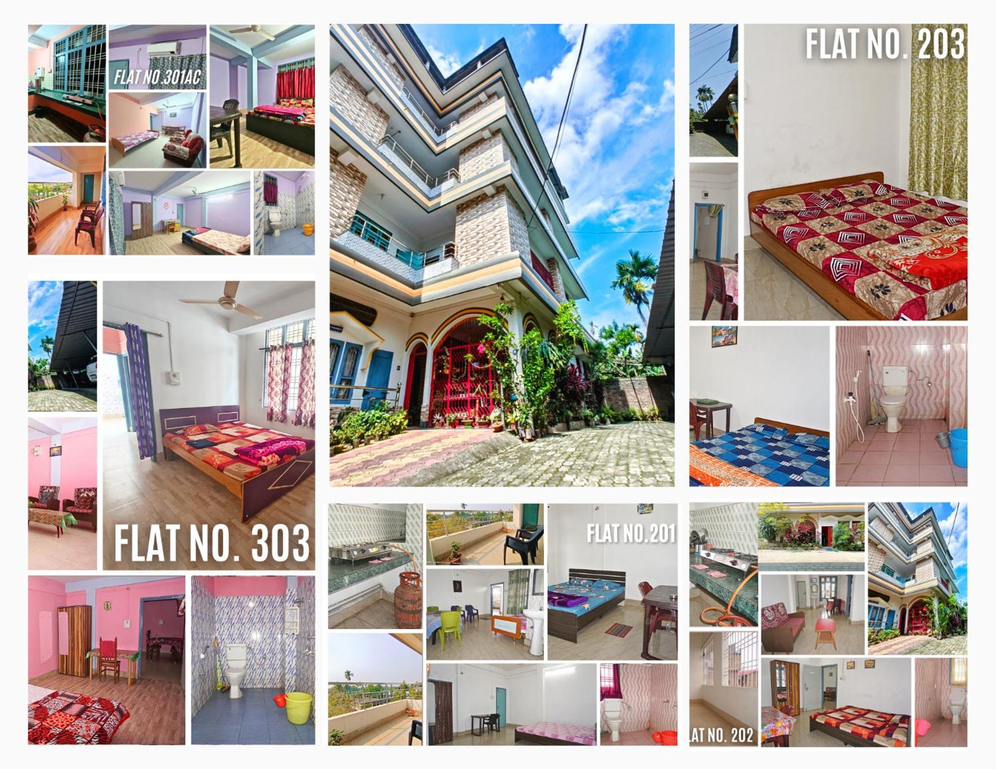 Taj Residency Holiday Homestay -Entire 1Bhk & 2Bhk Private Apartments -Call 767Ooo54Oo Jorhāt Exterior photo